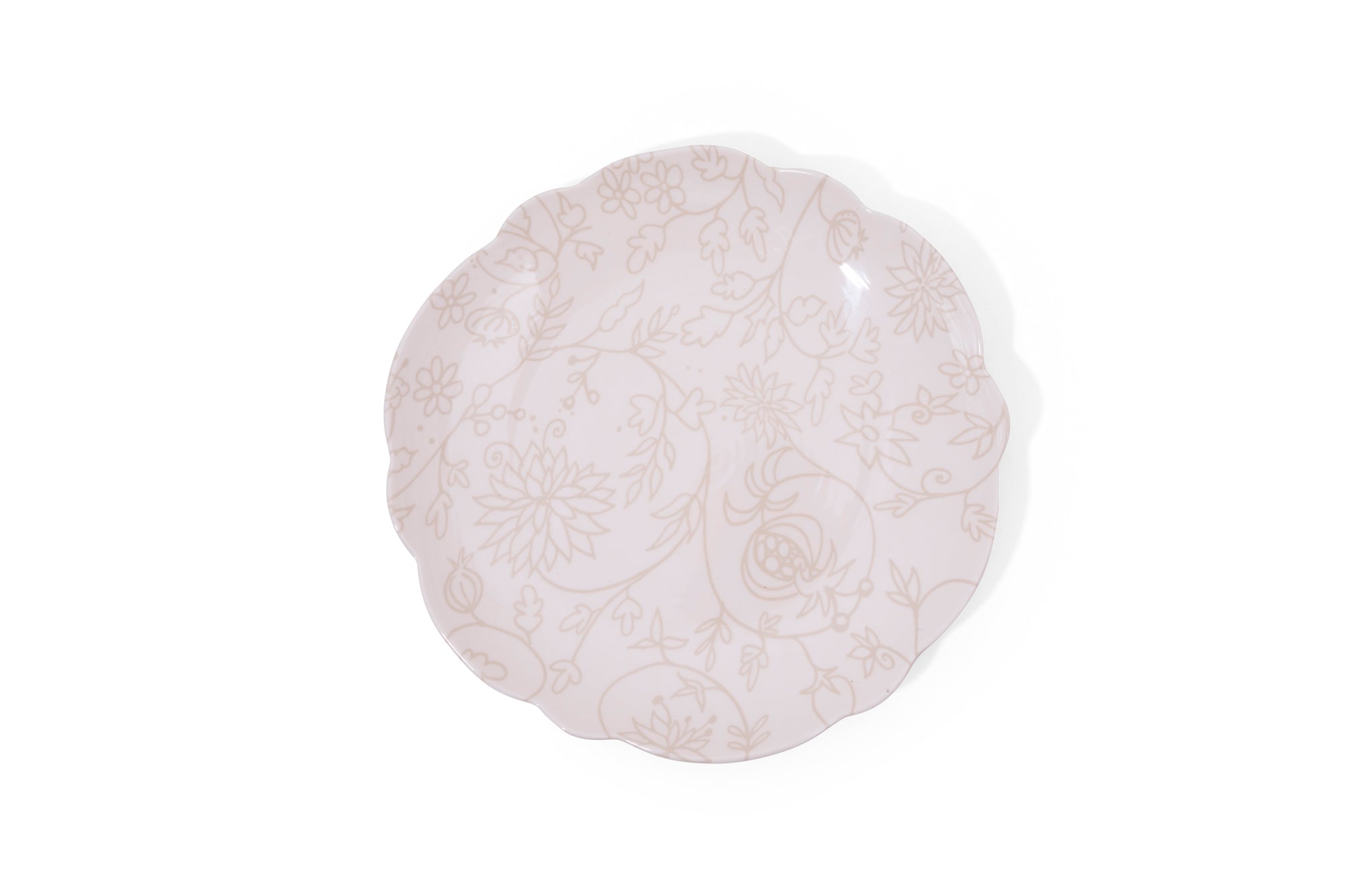 Scalloped Dinner Plate