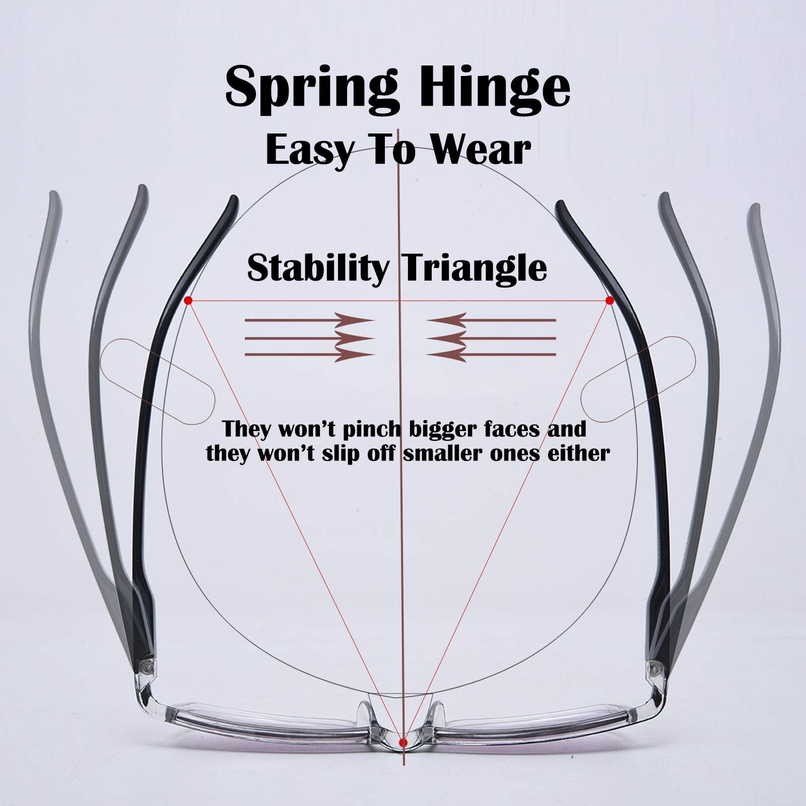 LUFF 4pairs Reading Glasses Computer Eyeglasses, Gray Can Filter UV