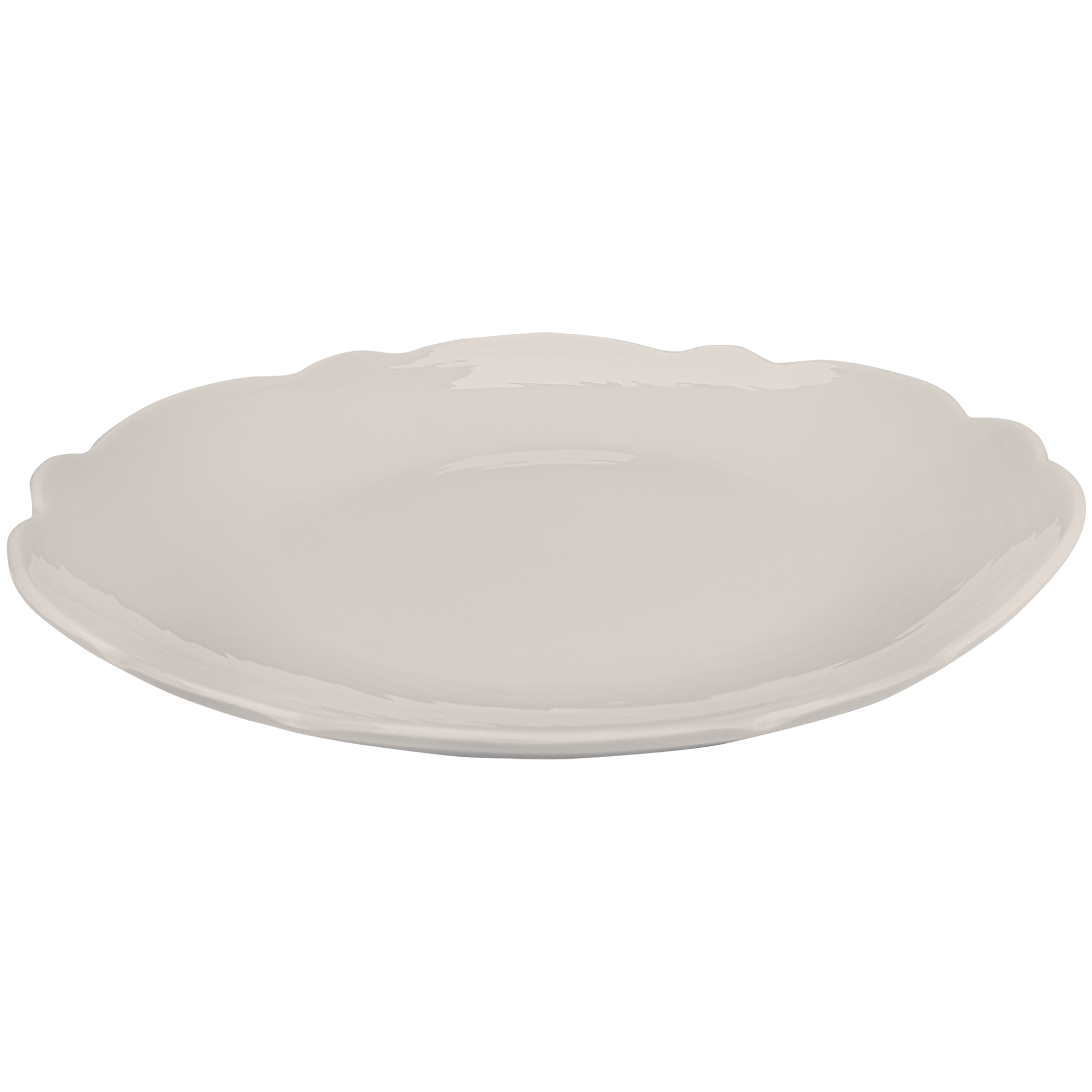 Scalloped Dinner Plate