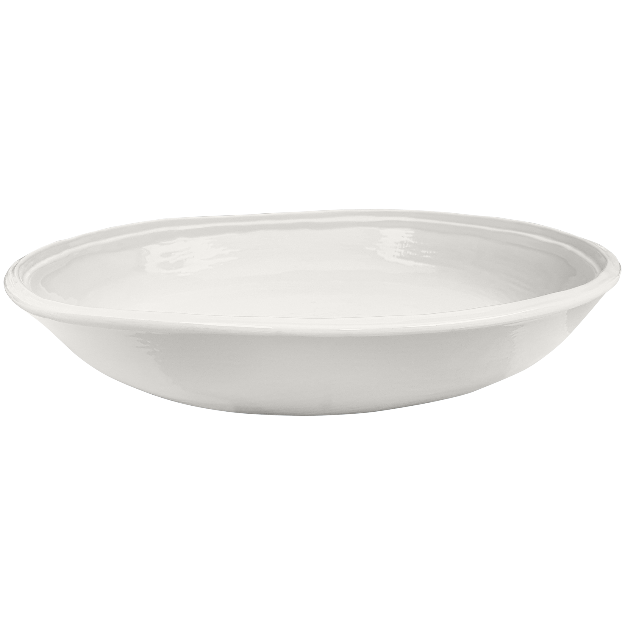 Double Line Large Pasta Serving Bowl