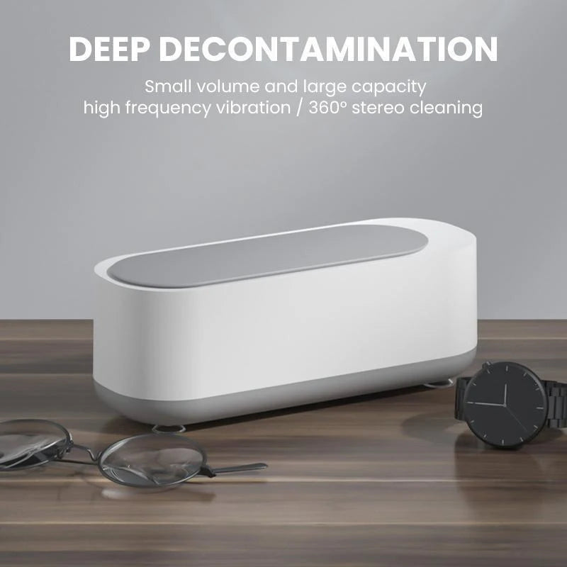 Ultrasound Cleaning Machine, Professional Personal Portable Cleaner for Jewelry/Eyeglasses/Coins/Razors/Brushes