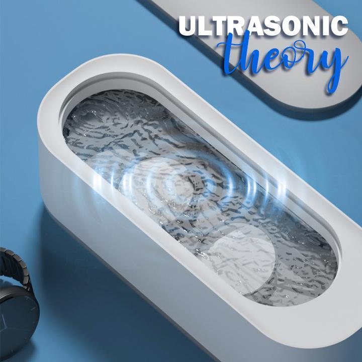 Ultrasound Cleaning Machine, Professional Personal Portable Cleaner for Jewelry/Eyeglasses/Coins/Razors/Brushes