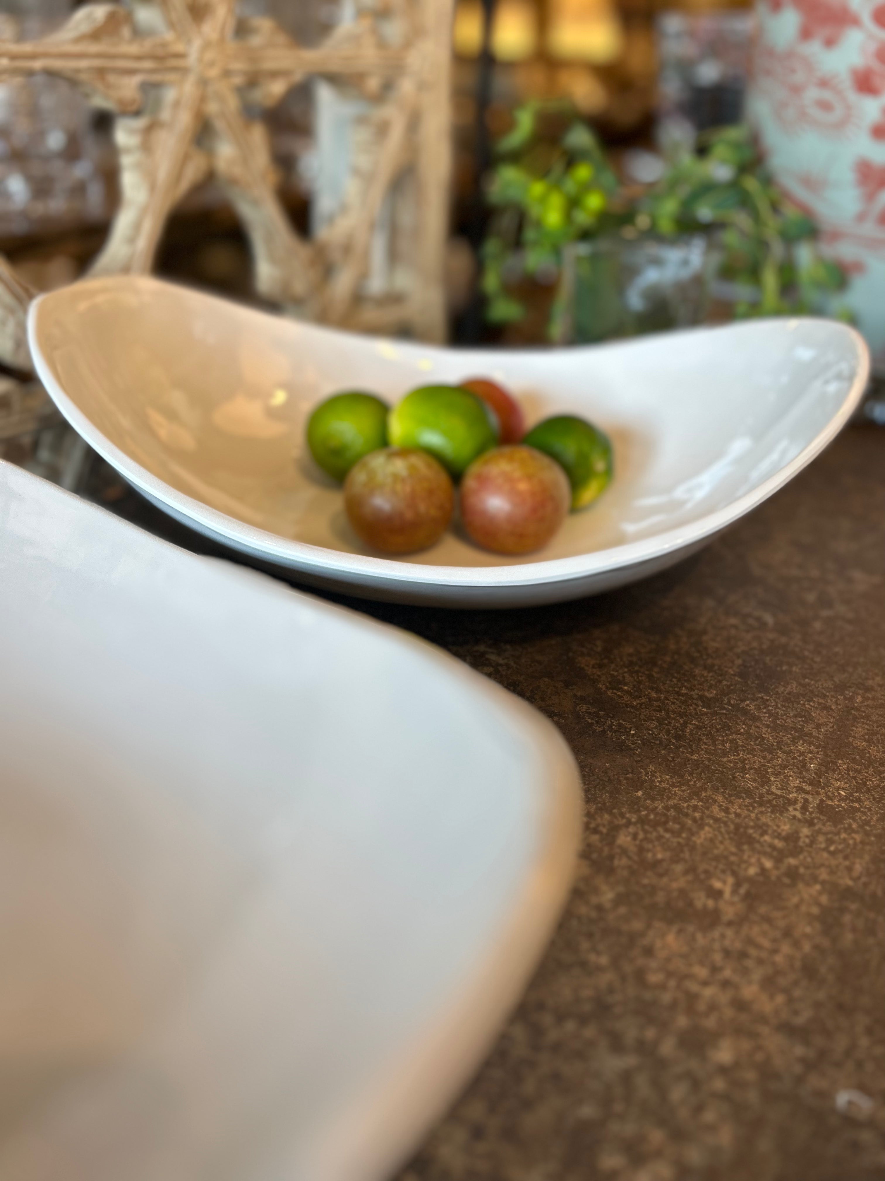 Oblong Crescent Serving Bowl NEW!