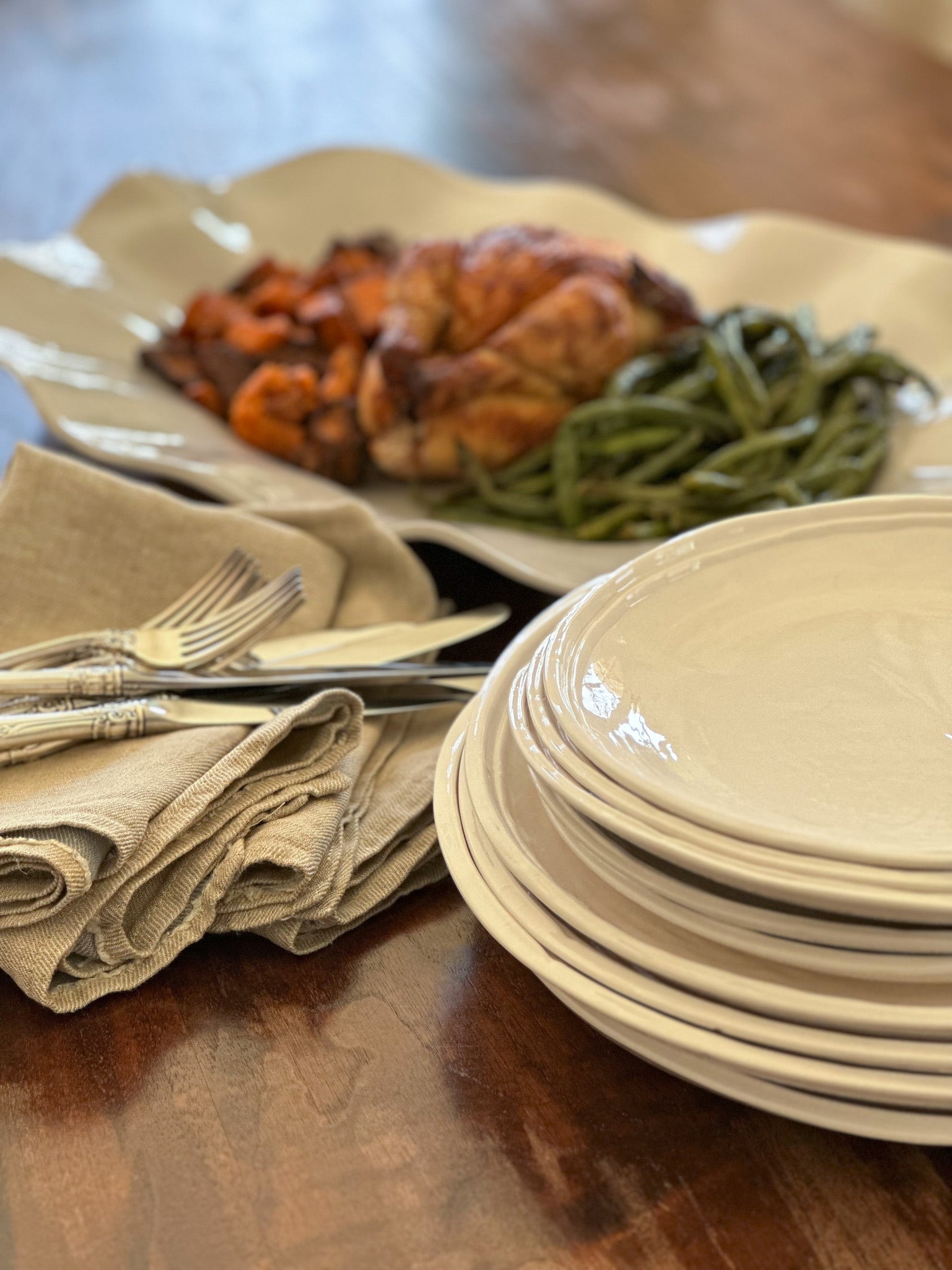 Double Line Salad Plate