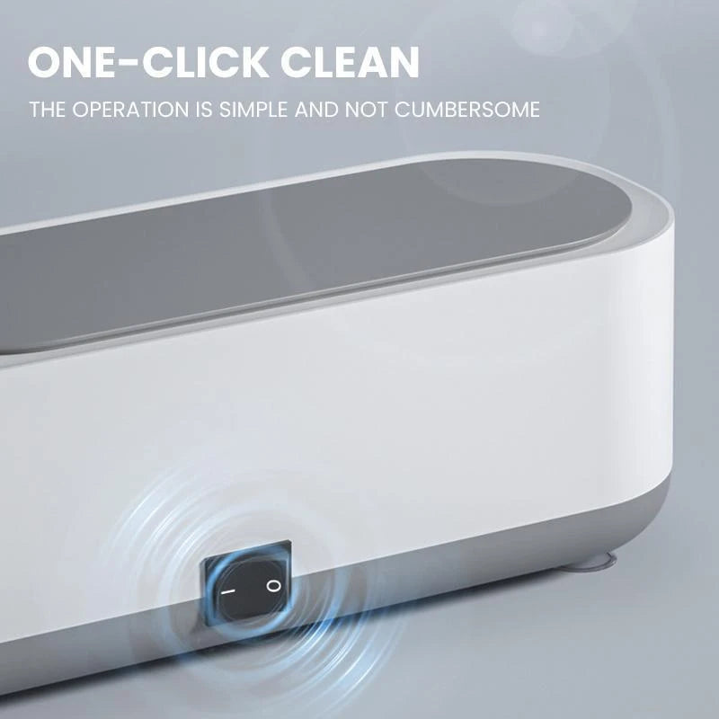 Ultrasound Cleaning Machine, Professional Personal Portable Cleaner for Jewelry/Eyeglasses/Coins/Razors/Brushes