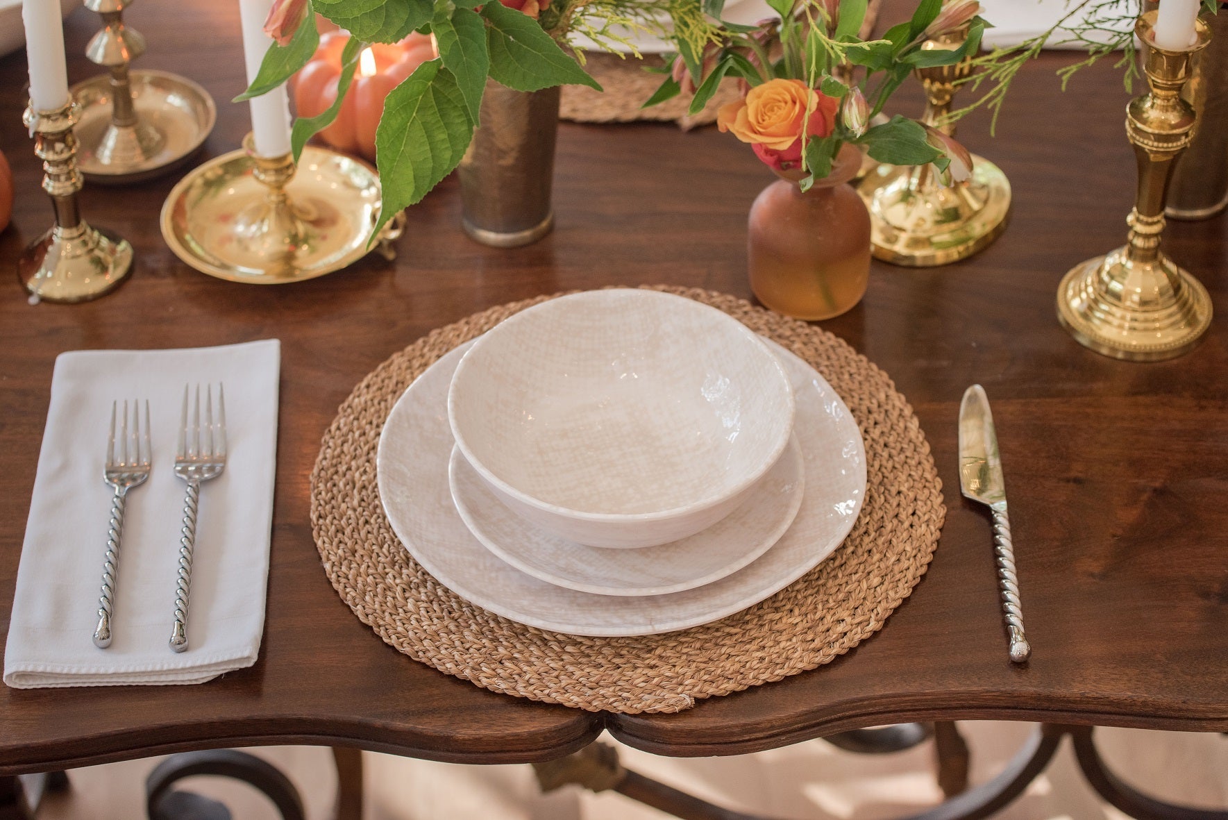 Weave Salad Plate